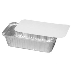 Alu posodica s pokrovom 950 ml  225x113x58 mm, 100 kos (komplet)