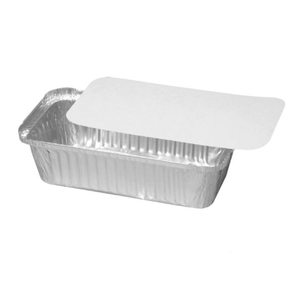Alu posodica s pokrovom 950 ml  225x113x58 mm, 100 kos (komplet)