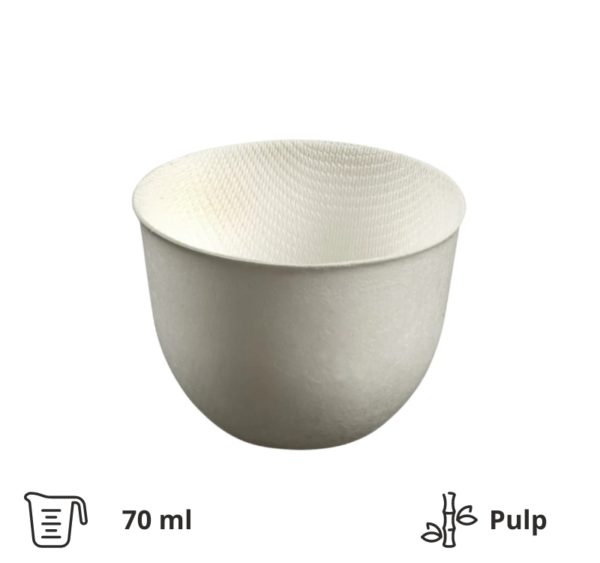 Finger food posodica Tulipan Pulp 70 ml, h=39 mm, d=58 mm 50 kos