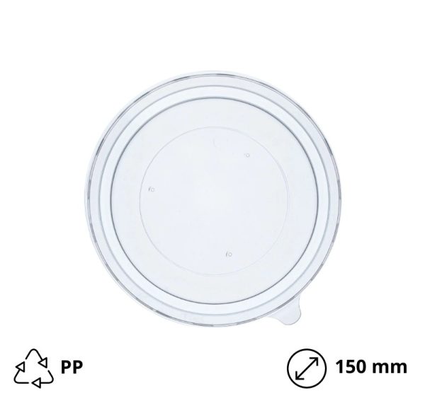 Pokrov rPET za posodico 750 ml d=150 mm 50 kos