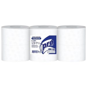 Toaletni papir 2 sl PROtissue Premium 215 m bela