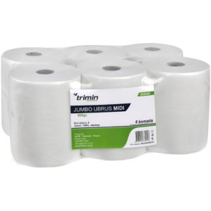 Toaletni papir  v roli 2 sl 115 m bele (6 kos/pak)