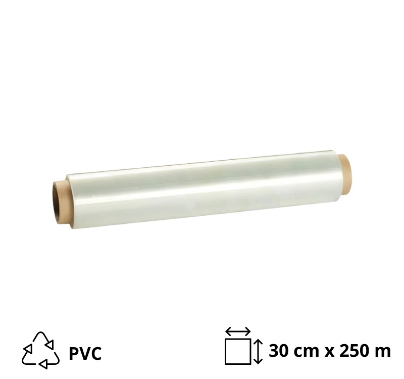 🔝 Živilska folija PVC 30 cm x 250m , cena €5.36