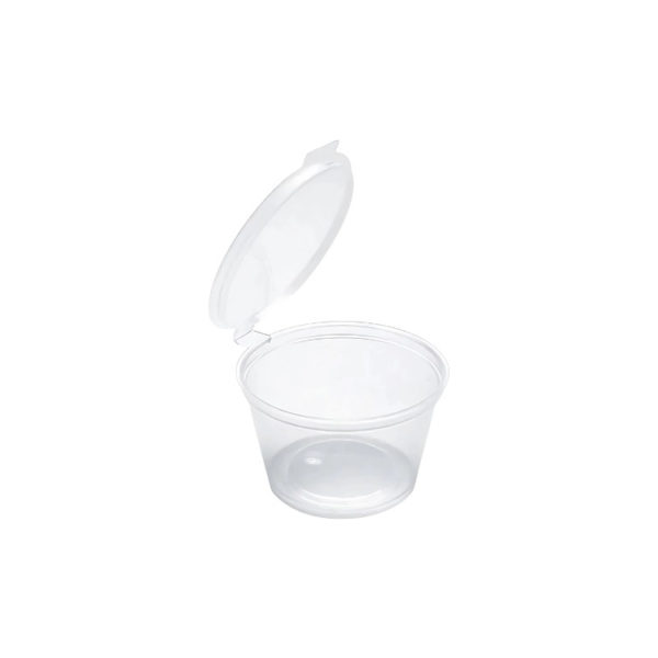 Posodica za omako z pokrovom PP 50 (60) ml d=63 mm 50 kos