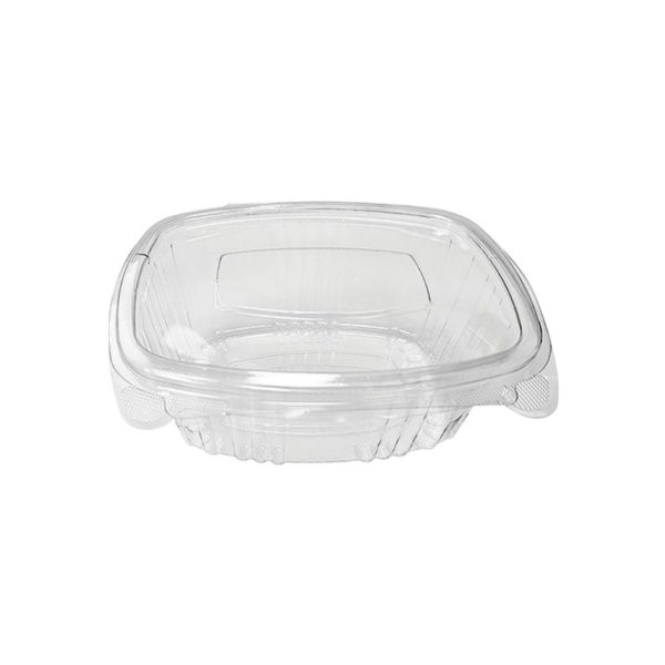 Posoda z ravnim pokrovom rPET 375 ml prozorna [100 kos/pak]