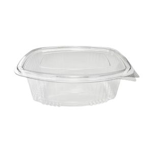 Posoda z ravnim pokrovom rPET 500 ml prozorna [100 kos/pak]