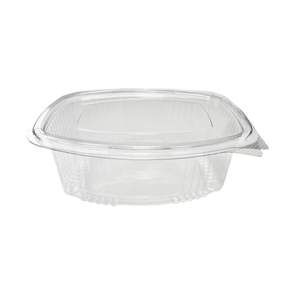 Posoda z ravnim pokrovom rPET 500 ml prozorna [100 kos/pak]