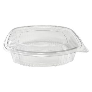 Posoda z ravnim pokrovom rPET 1000 ml prozorna [100 kos/pak]