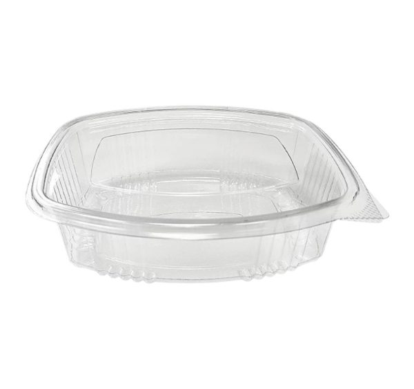 Posoda z ravnim pokrovom rPET 1000 ml prozorna [100 kos/pak]