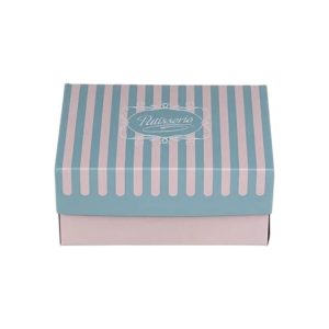 Škatla s pokrovom za sladice 17×12.8×8 cm ALUMINIUM PATISSERIE [10 kos/pak]