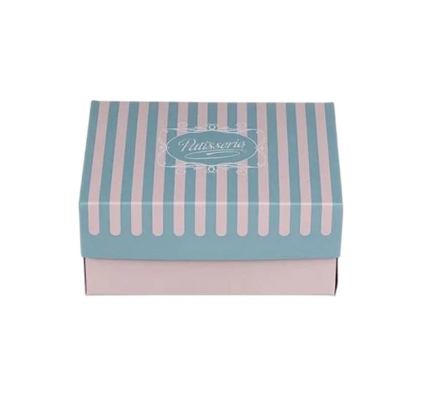 Škatla s pokrovom za sladice 17×12.8×8 cm ALUMINIUM PATISSERIE [10 kos/pak]