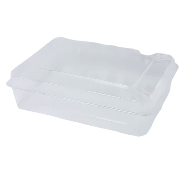 Posodica s pokrovom PET 275x200x68 mm prozorna [80 kos/pak]