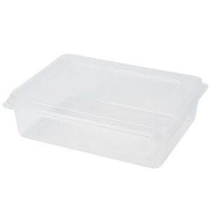 Posodica s pokrovom PET 275x200x68 mm prozorna [80 kos/pak]