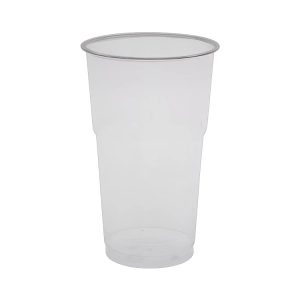 Kozarec rPet 300 ml prozoren z žigom d=78 mm 50 kos