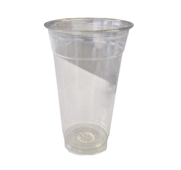 Kozarec rPet 300 ml prozoren z žigom d=78 mm 50 kos