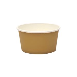 Papirnata posoda ECO 520 ml d=110 mm h=84,5 mm kraft, brez pokrova 50 kos