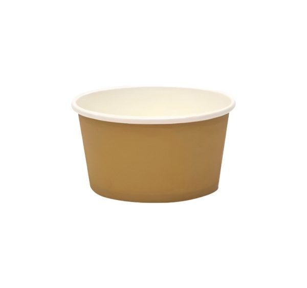 Papirnata posoda ECO 520 ml d=110 mm h=84,5 mm kraft, brez pokrova 50 kos