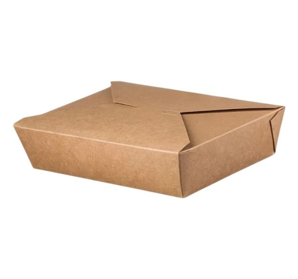 Papirnata posoda 1500 ml 195х140х48 mm kraft 50 kos