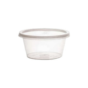 Posodica za omako PP 50 ml s snemljivim pokrovom (set)  200 kos