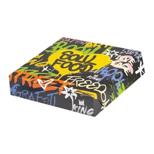 Papirnata posoda Soul Food 200x200x50 mm (notranja metalizirana PET) [125 kos/pak]