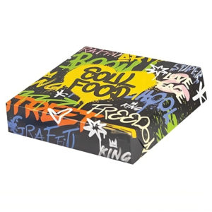 Papirnata embalaža Waffle Box 20x20x5cm (inner metalised Pet) Soul