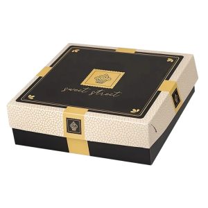 Škatla s pokrovom za sladice 25x25x8 cm Sweet Street [3 kos/pak]