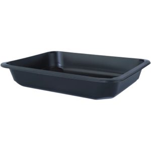 Posodica PP 1600 ml 227х178х40 mm črna, brez pokrova [50 kos/pak]