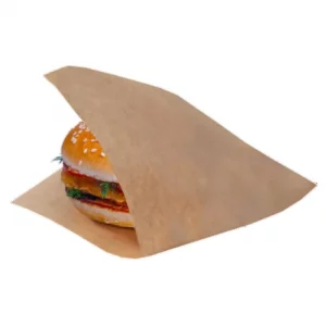 Vrečka za hamburger 140×140 mm kraft 1000kos/pak