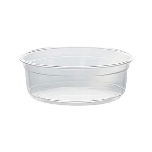 Posodica PET 250ml DELI d=117mm, h=45mm prozorna, brez pokrova [50 kos/pak]