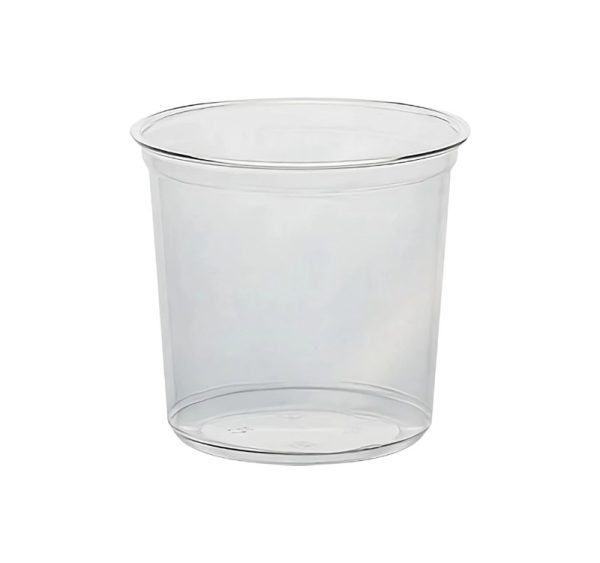 Posodica PET 500ml DELI d=117mm, h=75mm prozorna, brez pokrova [50 kos/pak]