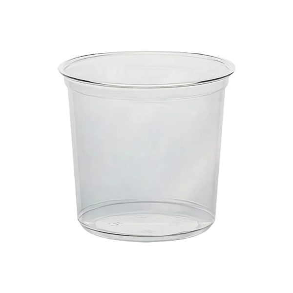 Posodica PET 500ml DELI d=117mm, h=75mm prozorna, brez pokrova [50 kos/pak]