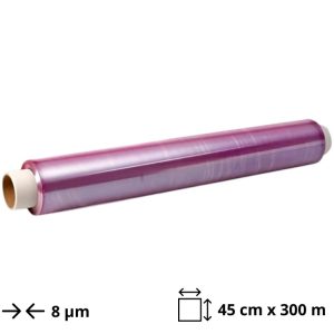 Živilska folija PVC 45 cm x300 m 8 μm Cut Box