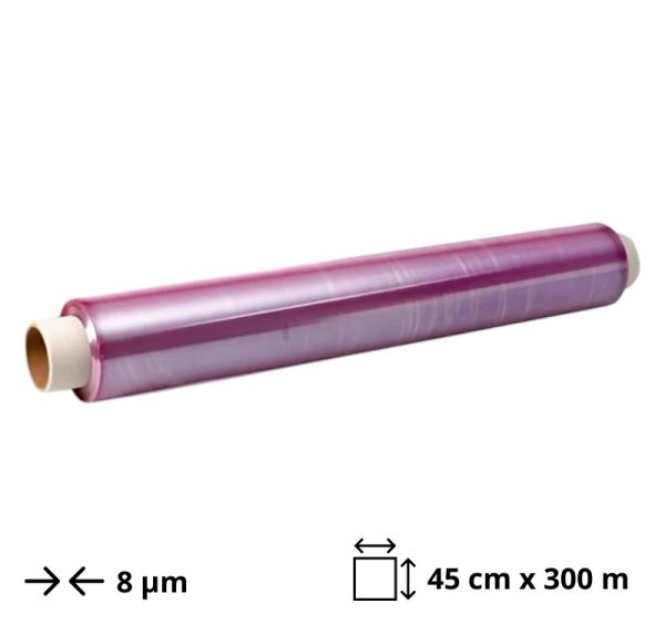 Živilska folija PVC 45 cm x300 m 8 μm Cut Box