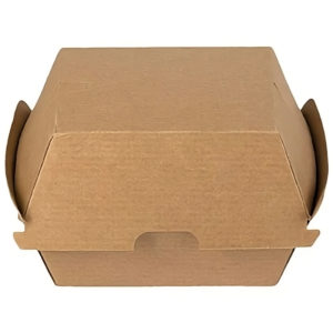 Burger embalaža 10.5×10.5×8.5 cm kraft 50 kos/pak (50 kos/pak)