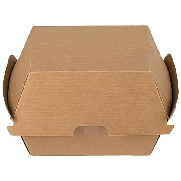 Burger embalaža 105x105x85 mm kraft 50 kos/pak (50 kos/pak)