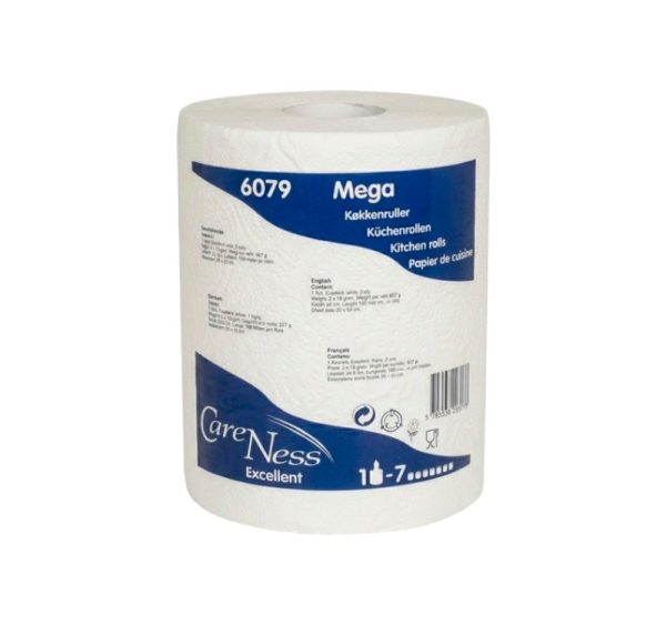 Papirnate brisače 2sl 100 m Multi brisače Premium, bele