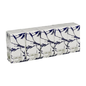 Papirnati robčki 3-slojni 3 sl 21×21 cm  beli 10 pak