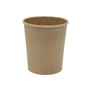 Papirnata posoda 440 ml d=97 mm h=100 mm kraft brez pokrova 25 kos