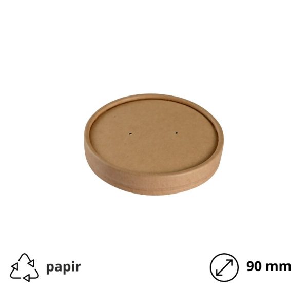Pokrov papirnat d=90 mm kraft 25 kos