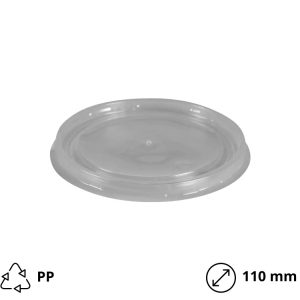 Pokrov PP d=110 mm prozoren 50 kos