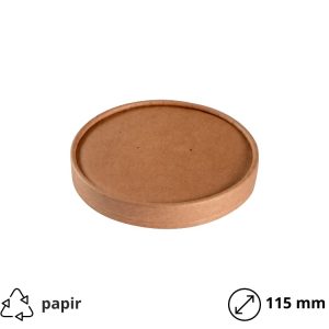 Pokrov papirnat d=115 mm kraft 25 kos