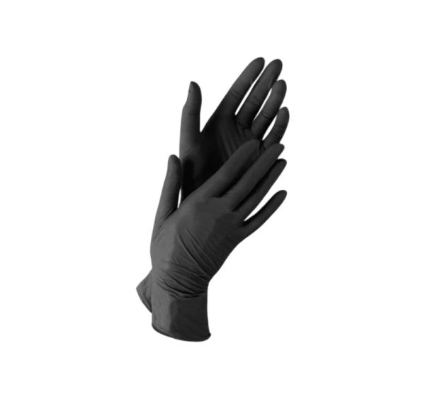 Rokavice nitril brez pudra 100 kos/pak črne XL
