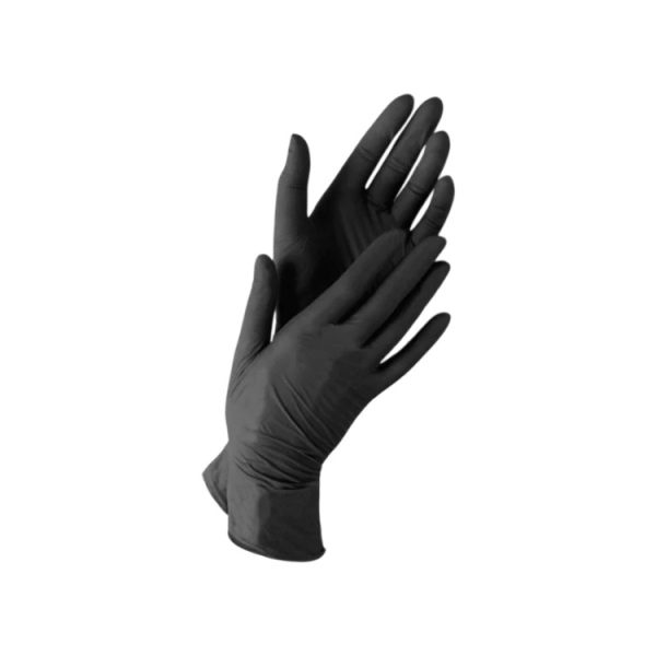 Rokavice nitril brez pudra 100 kos/pak črne XL