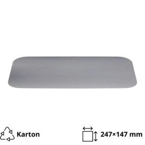 Pokrov za alu posodice 1125 ml 247×147 mm 100 kos