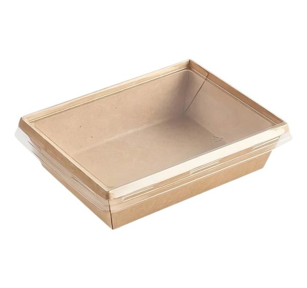 Papirnata posoda OneClick Bottom 500/b s pokrovom, 50 kos (komplet)