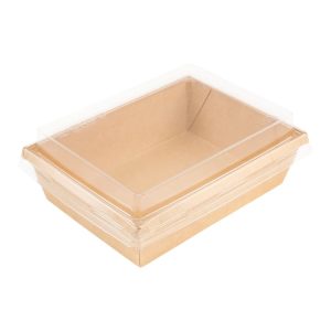 Papirnata posoda OneClick Bottom 500/b s pokrovom, 50 kos (komplet)