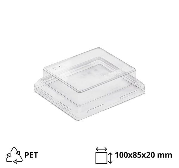 Kupolasti pokrov za posodo OneClick 250 ml 100x85x20 mm 50 kos