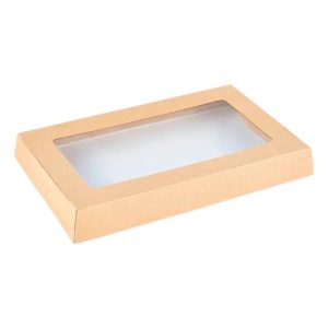 Pokrov raven za posodo OneClick 800 ml 120×200 mm [25 kos/pak]