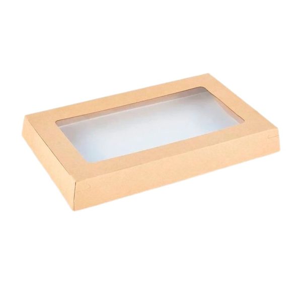 Pokrov raven za posodo OneClick 800 ml 120×200 mm [25 kos/pak]