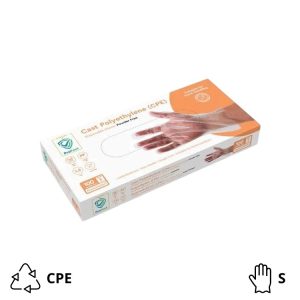 Rokavice СPE brez pudra 100 kos/pak S
